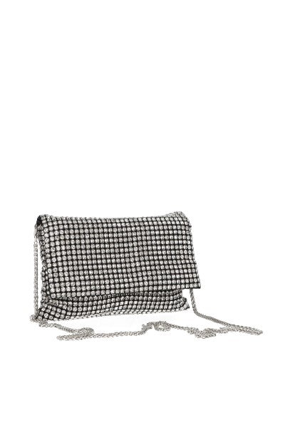 Bolsa crossbody pedrería NEGRO