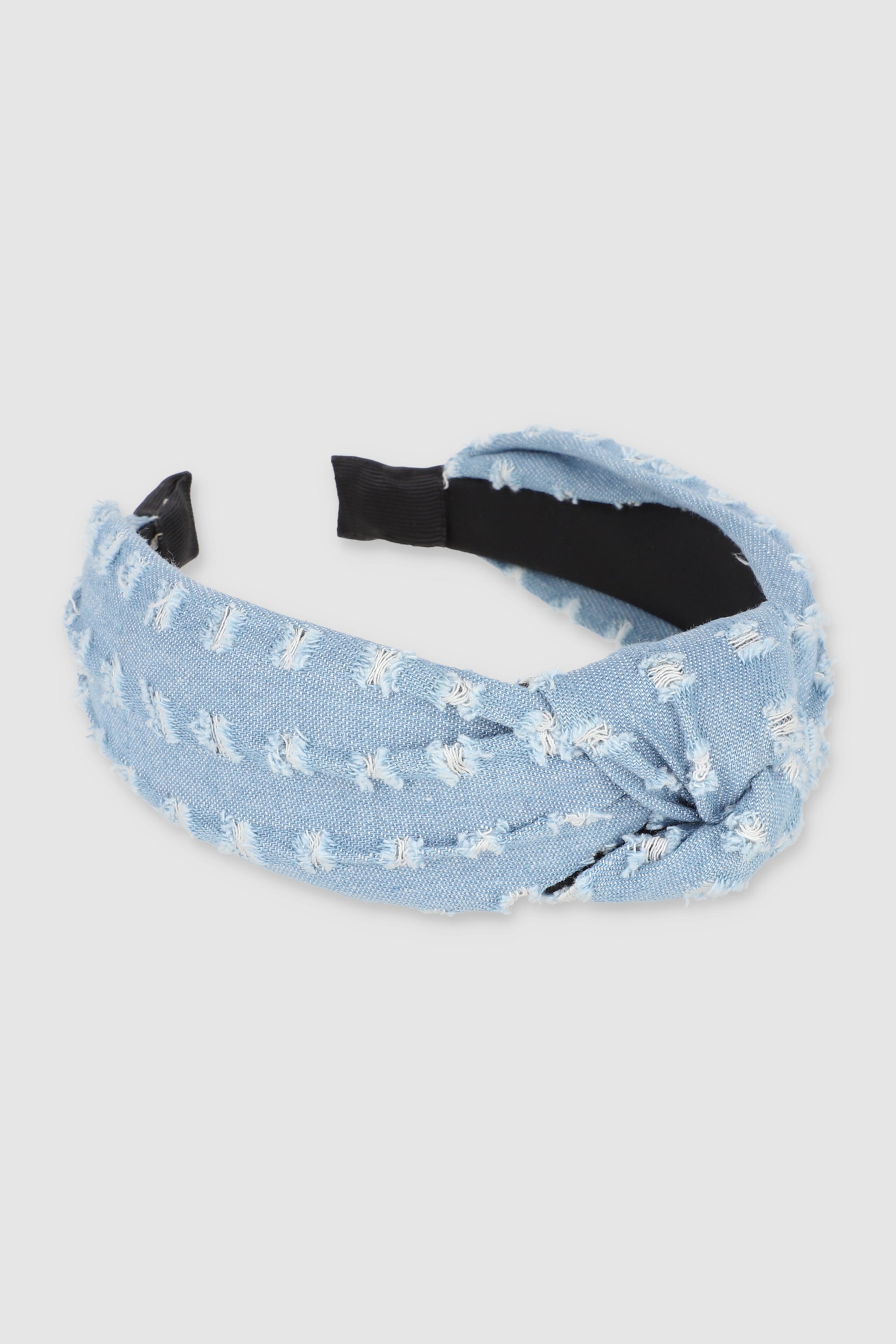 Diadema denim desgastada LIGHT WASH