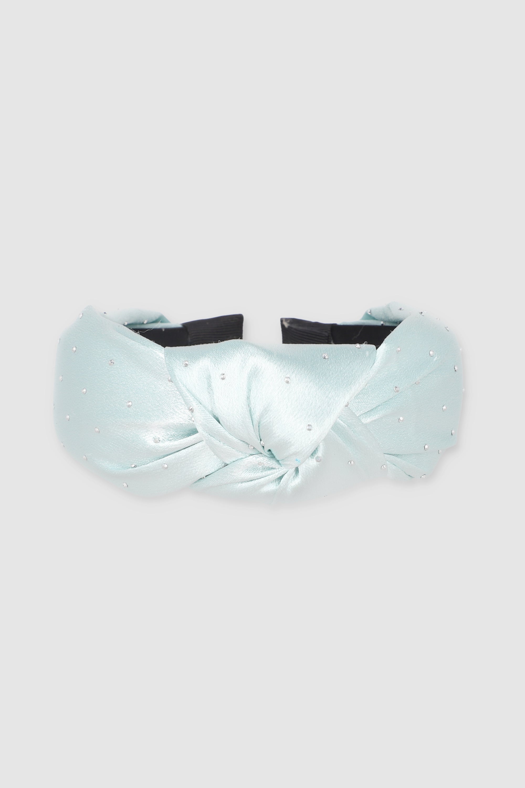 Diadema nudo satin mini aplicaciones MENTA