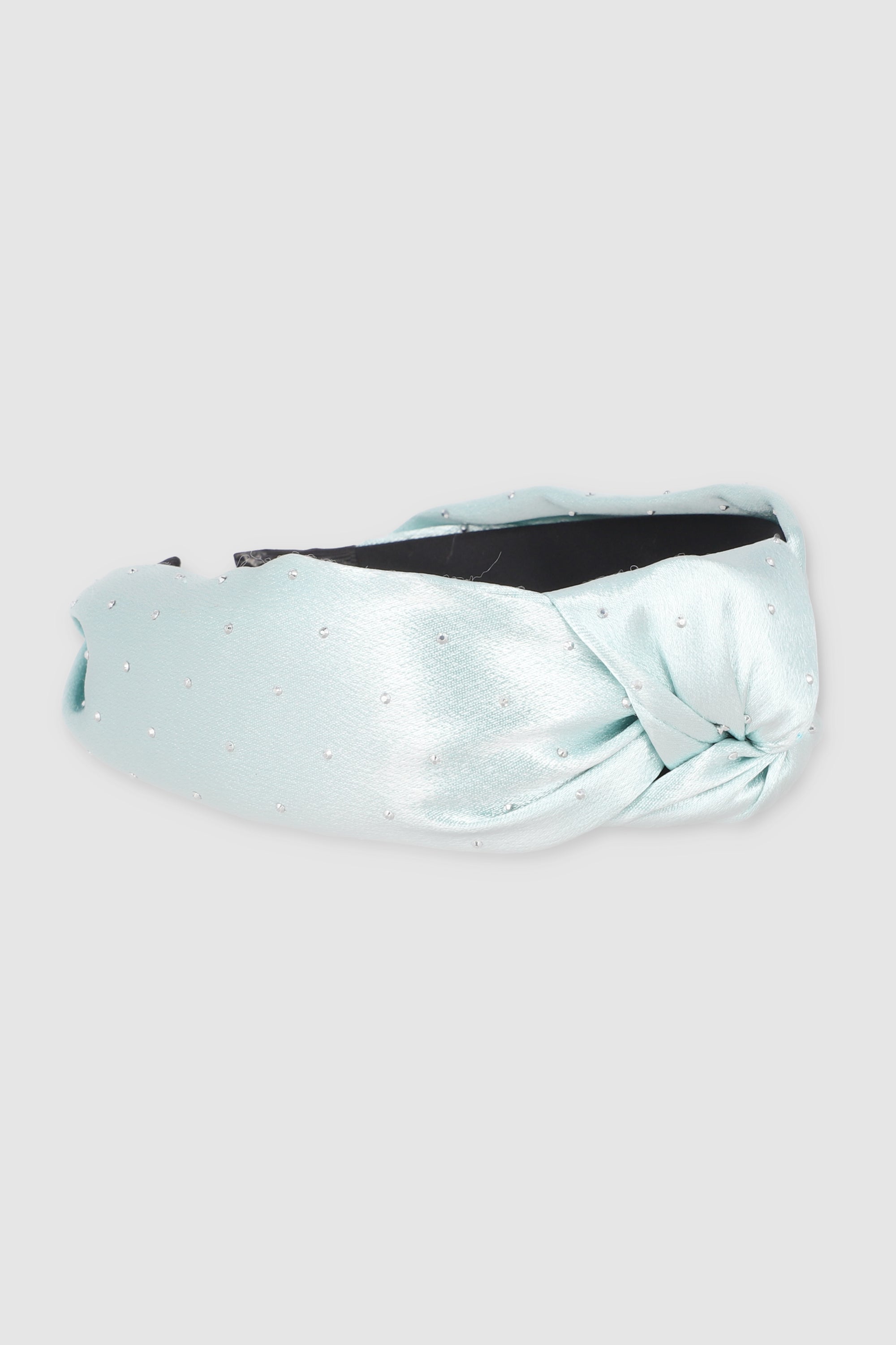 Diadema nudo satin mini aplicaciones MENTA