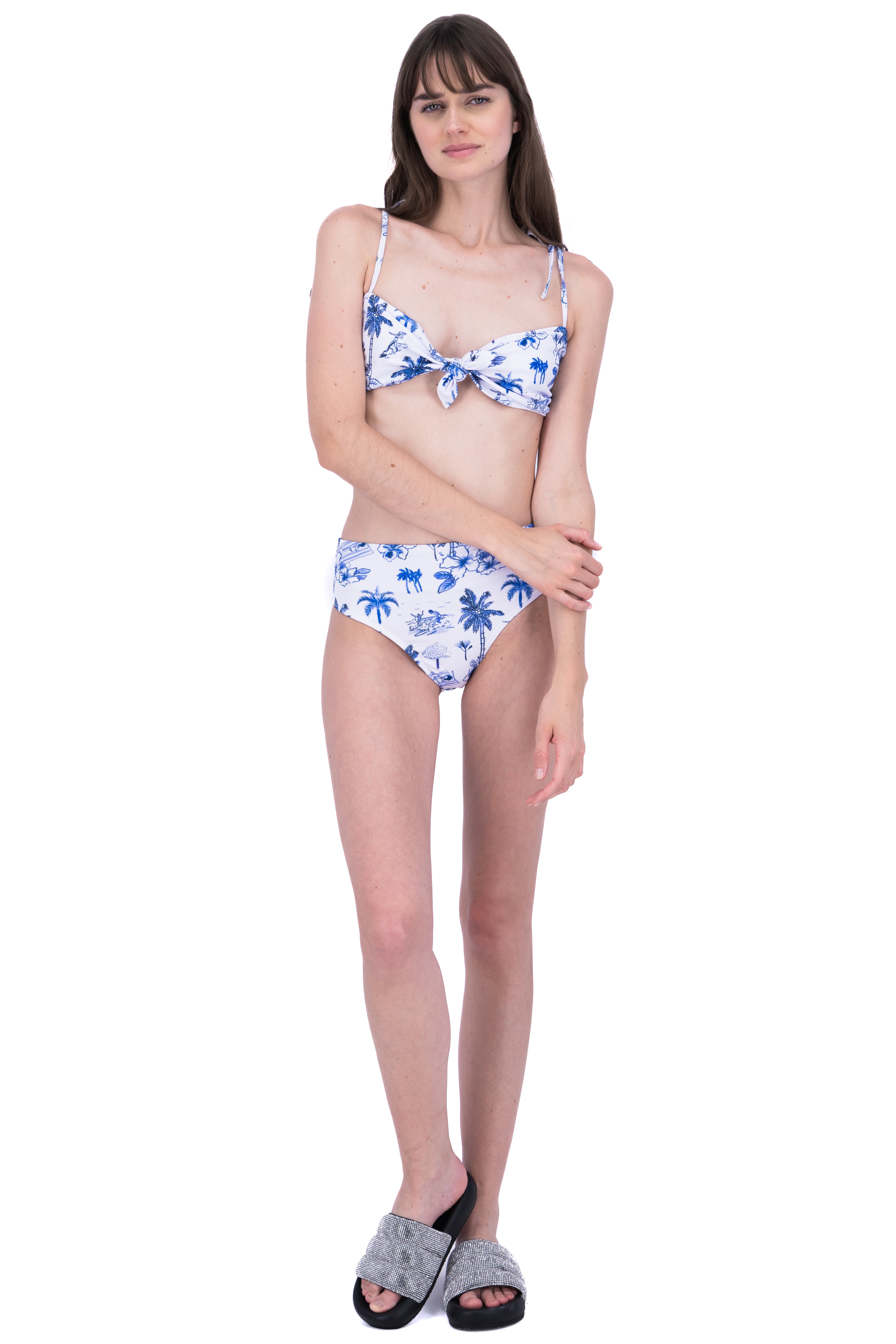 Traje de baño dos pzas palm beach AZUL COMBO