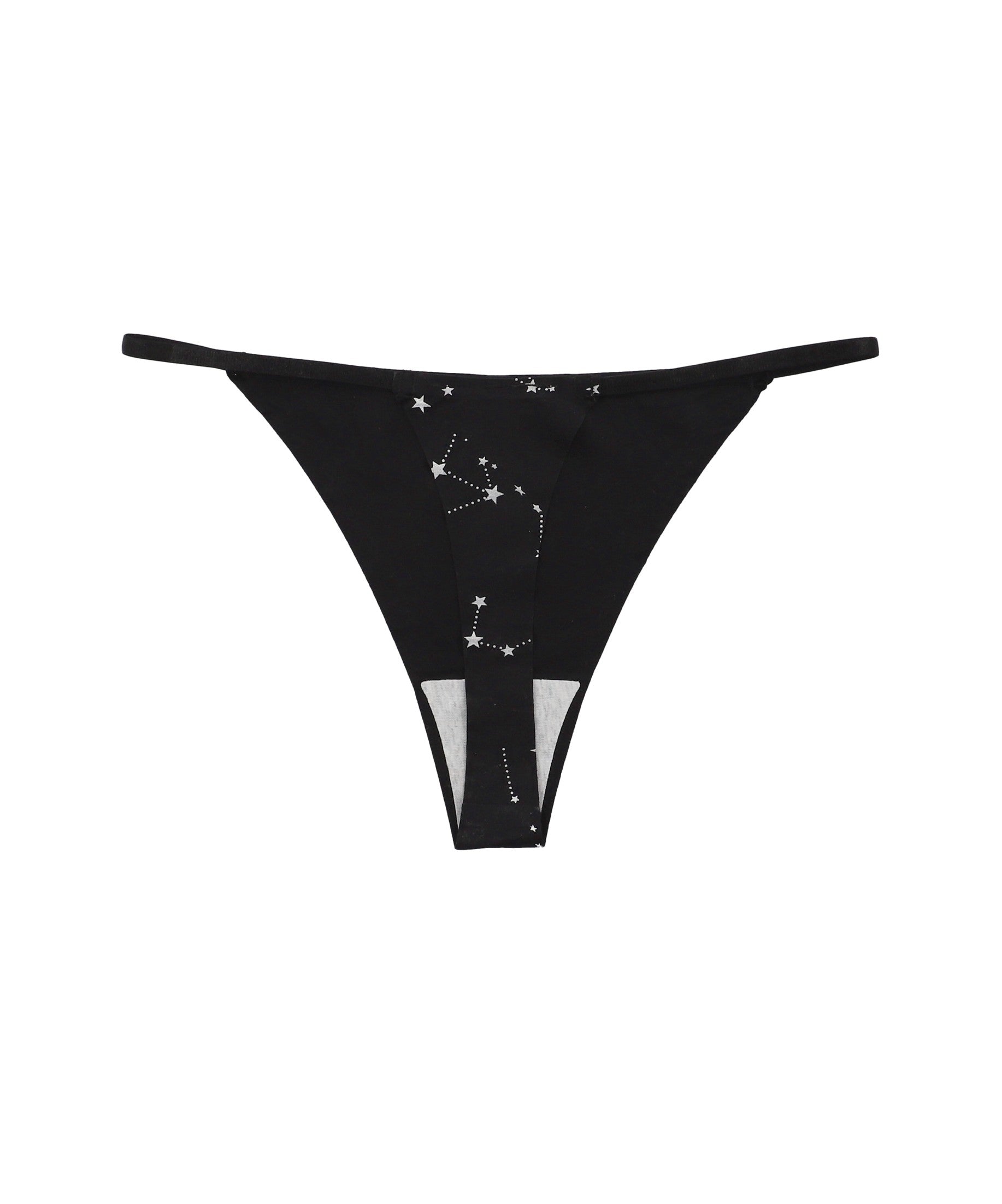 Tanga seamless estampado constelaciones NEGRO