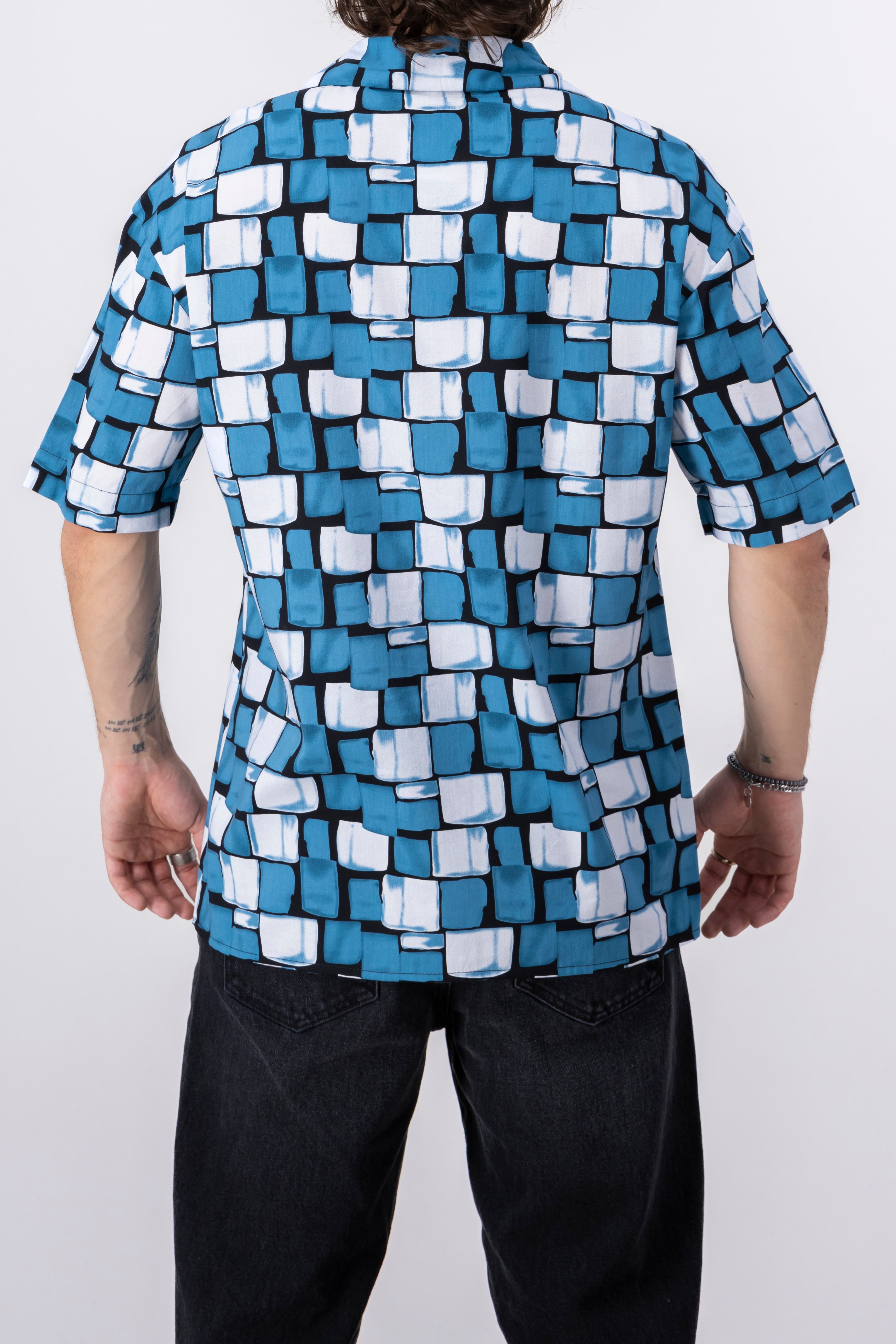 Camisa Manga Corta Ice Resort NEGRO COMBO
