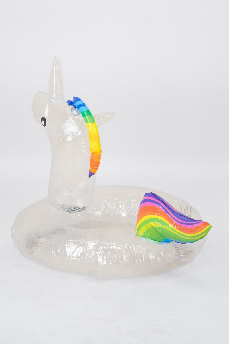 Infiable Unicornio Transparete TRANSPARENTE