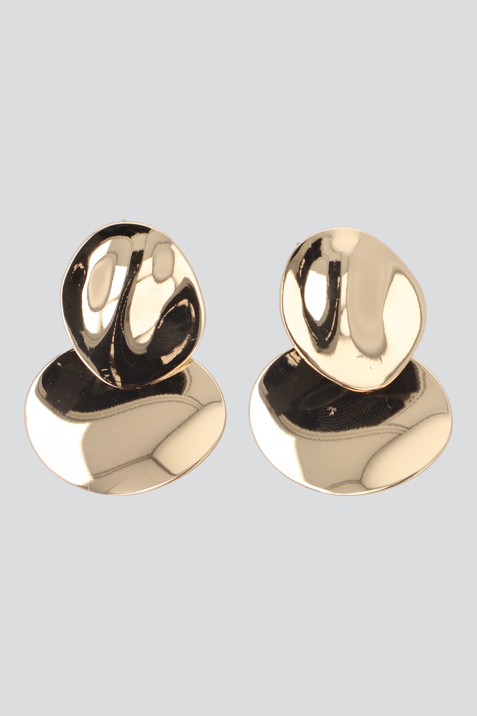 Aretes Doble Circulo Metal
