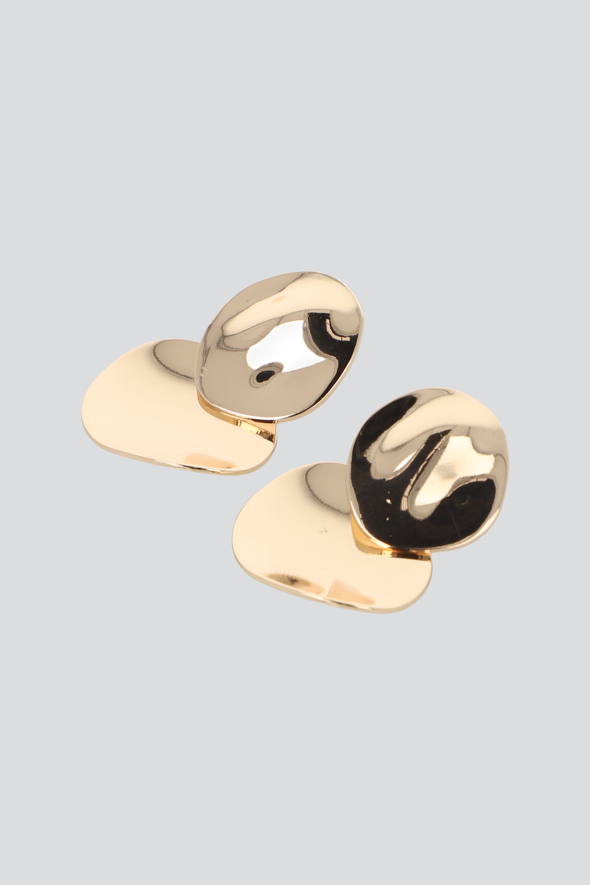 Aretes Doble Circulo Metal