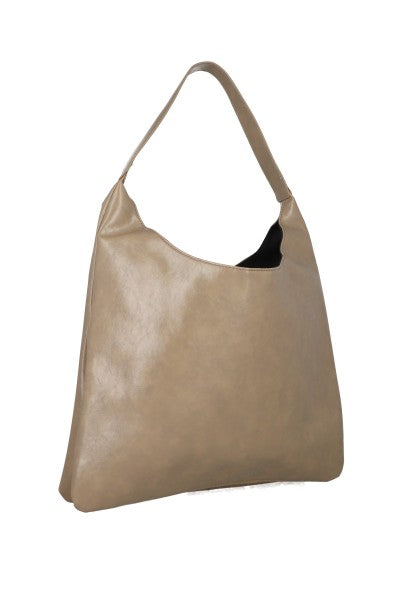 Bolsa Maxi Bowling Glossy TAUPE