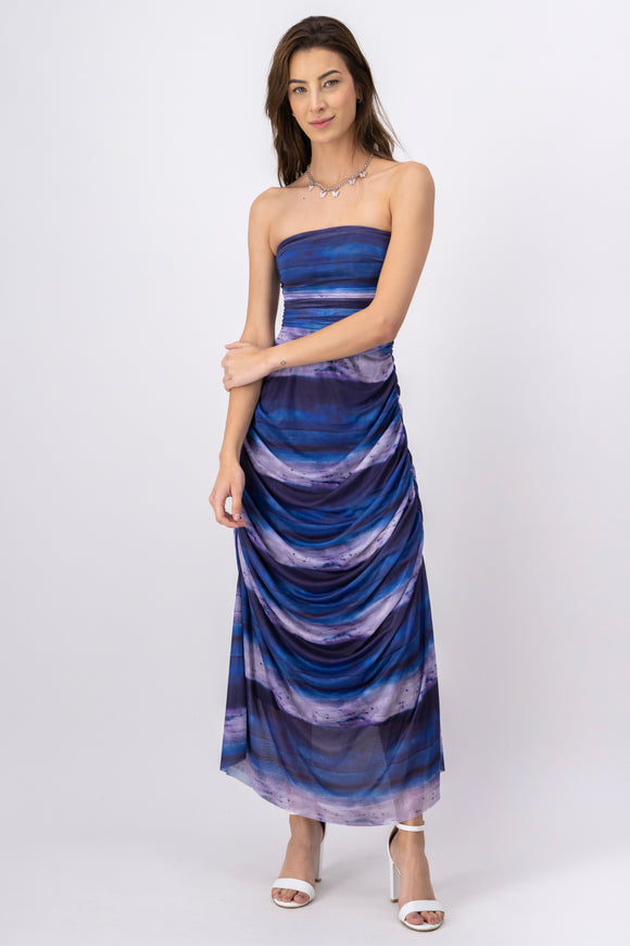 Maxi vestido mesh