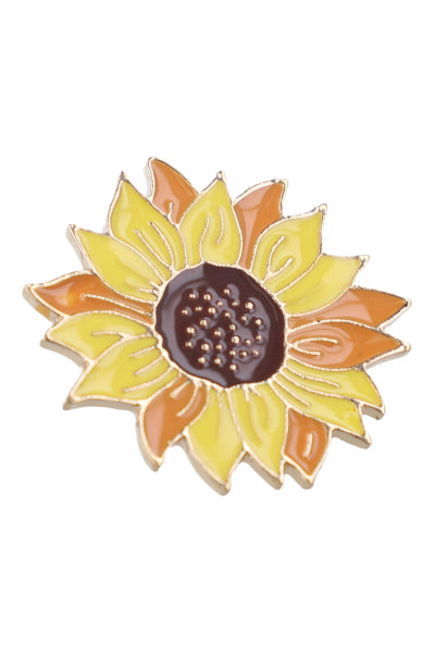 Pin Flor Girasol AMARILLO