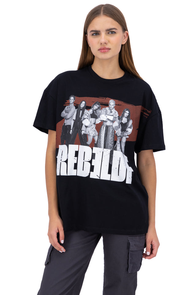 Playera oversize estampado RBD