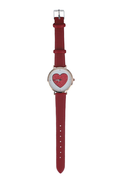 Reloj Corazón Glitter