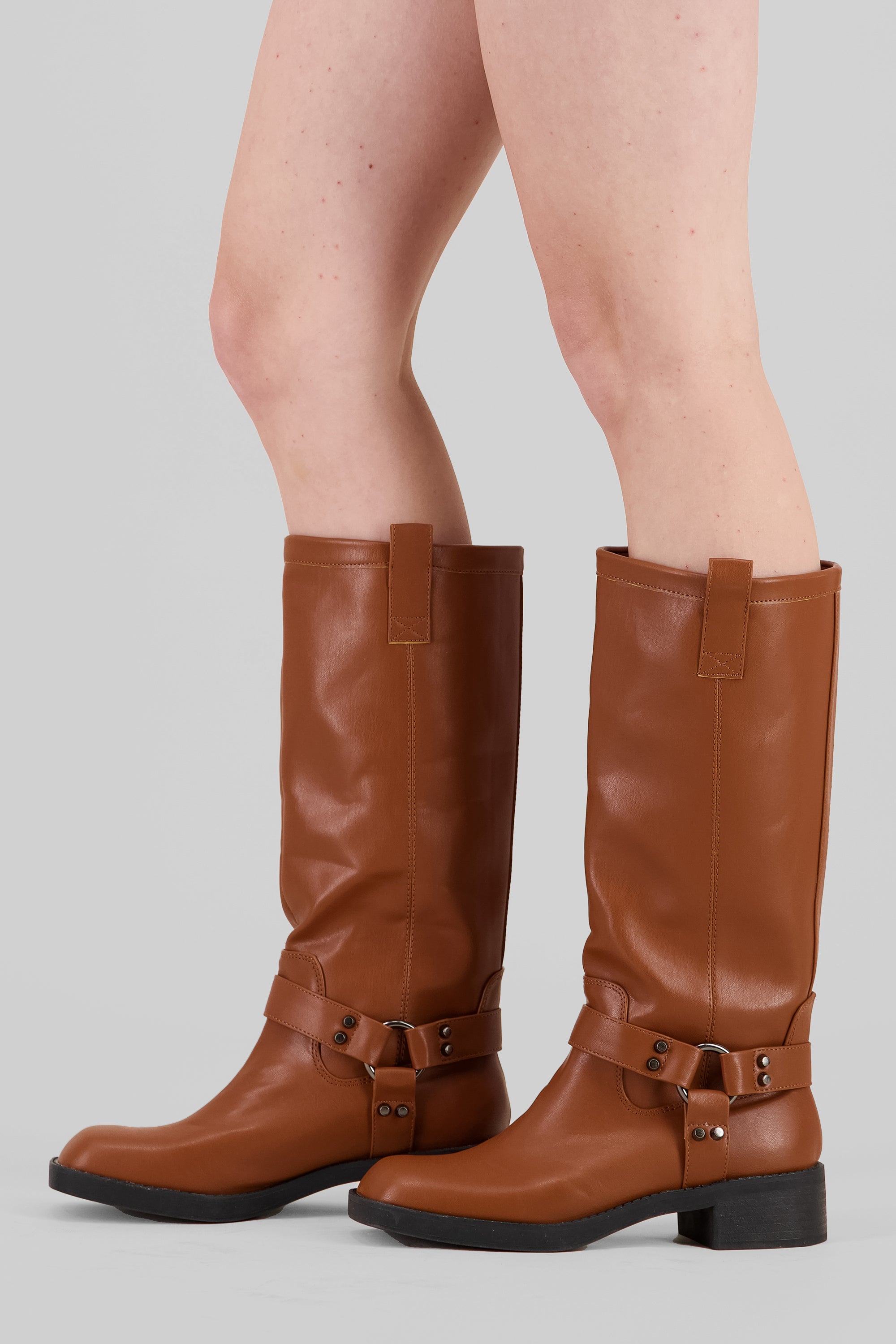 Botas Motero Hebilla Estoperoles