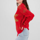 Suéter navideño brillos