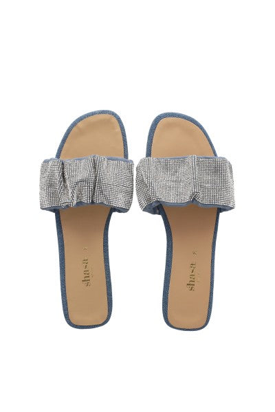 Sandalia Pala Denim Brillos LIGHT WASH