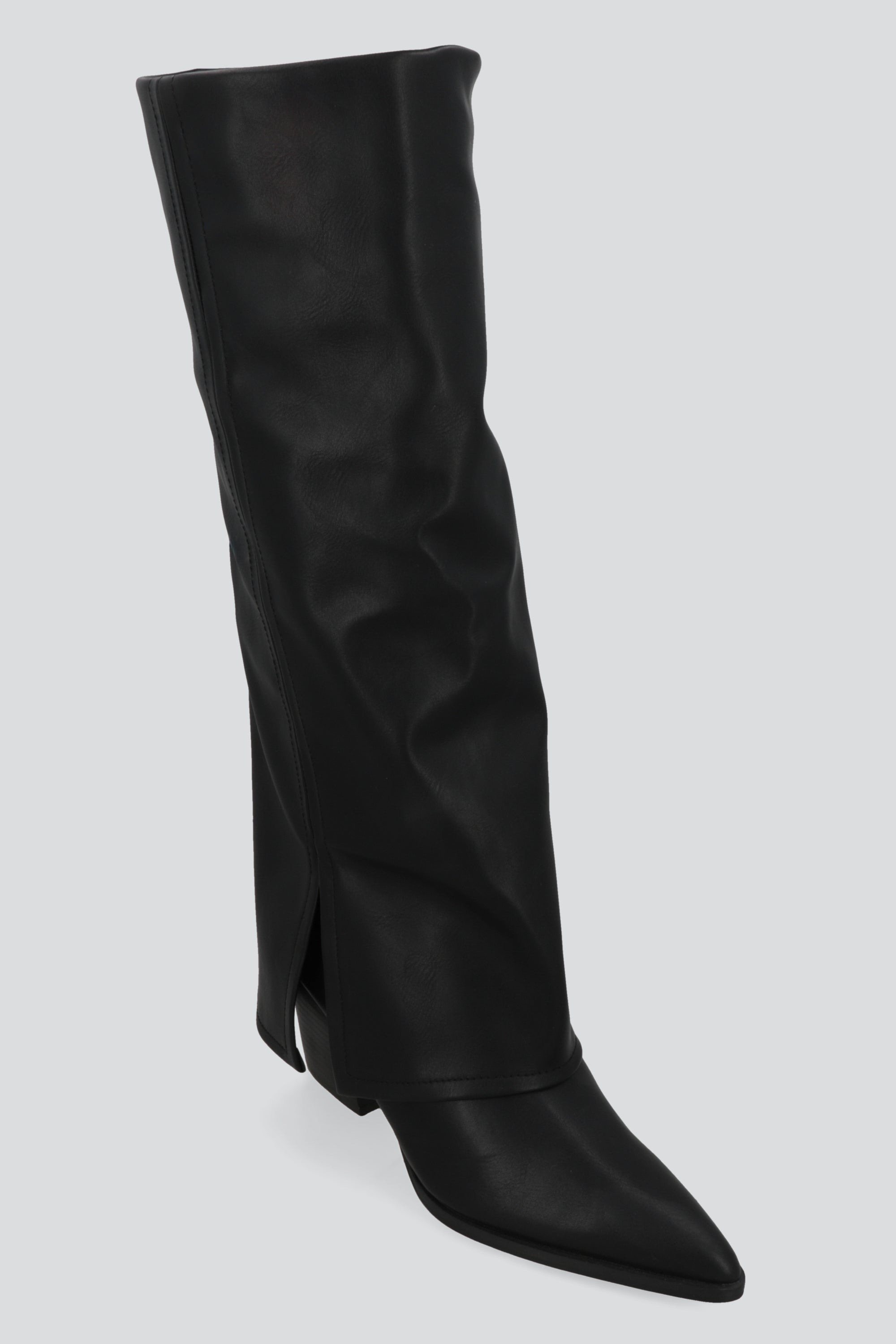 Bota Acampanada Abertura Lateral NEGRO