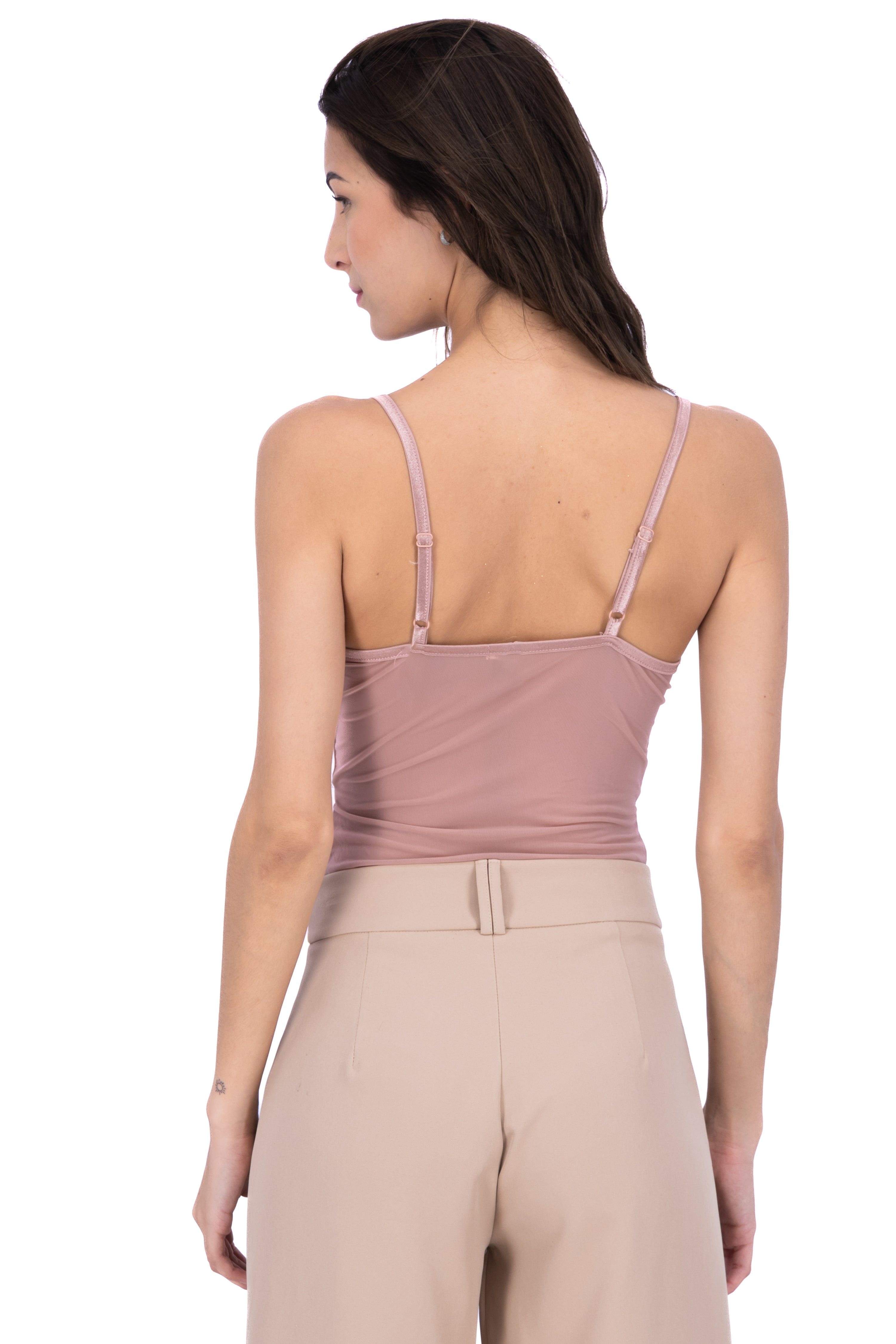 Bodysuit encaje flores copas MALVA