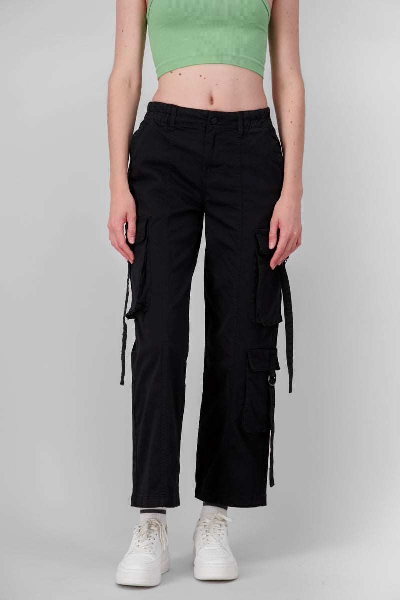 Jeans Cargo 3 Bolsas Tiras