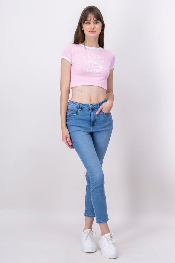 Jeans skinny cintura alta