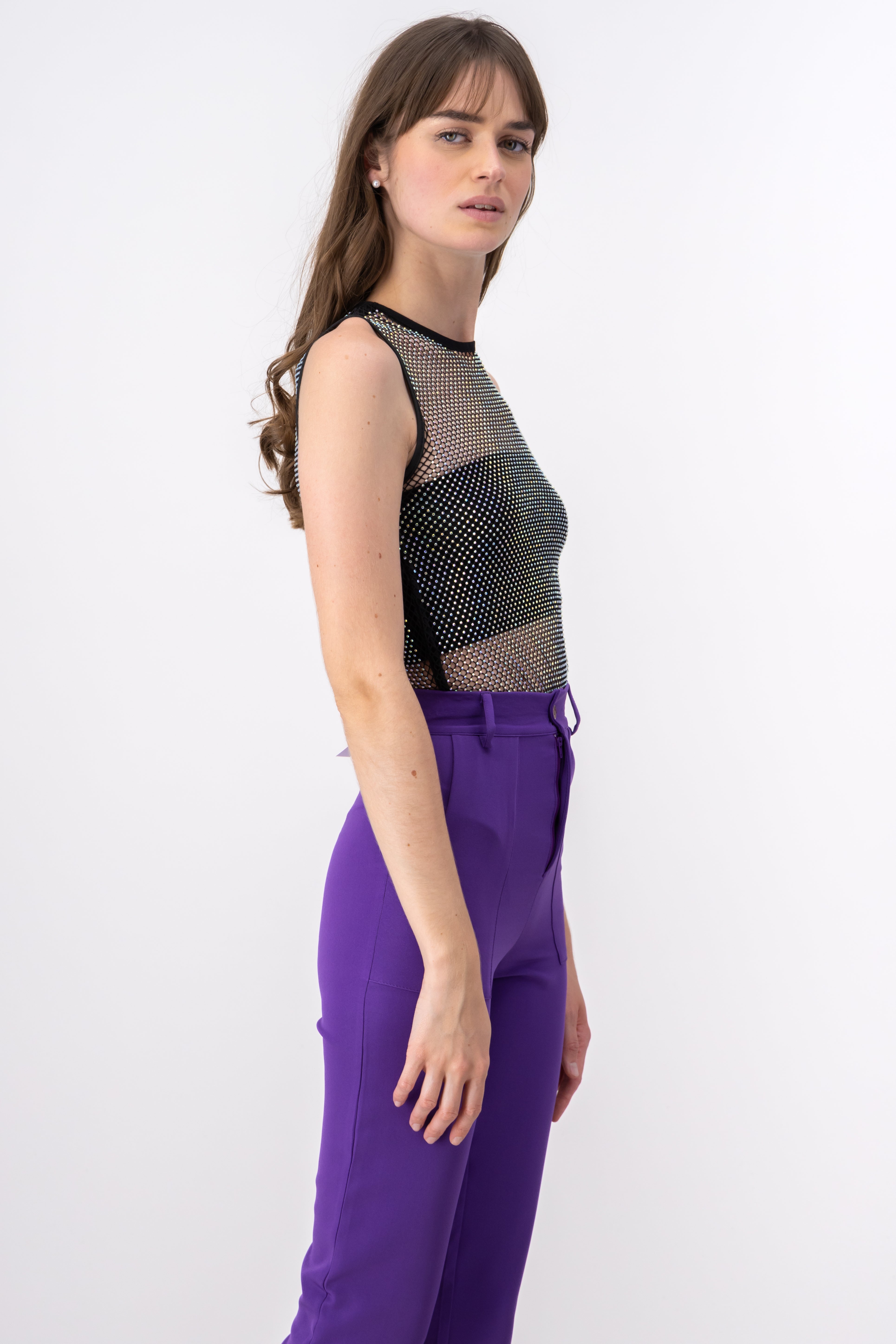 Bodysuit red pedrería