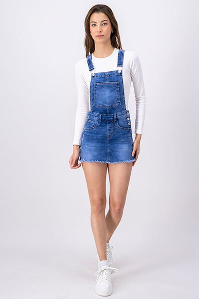 Overol falda short denim