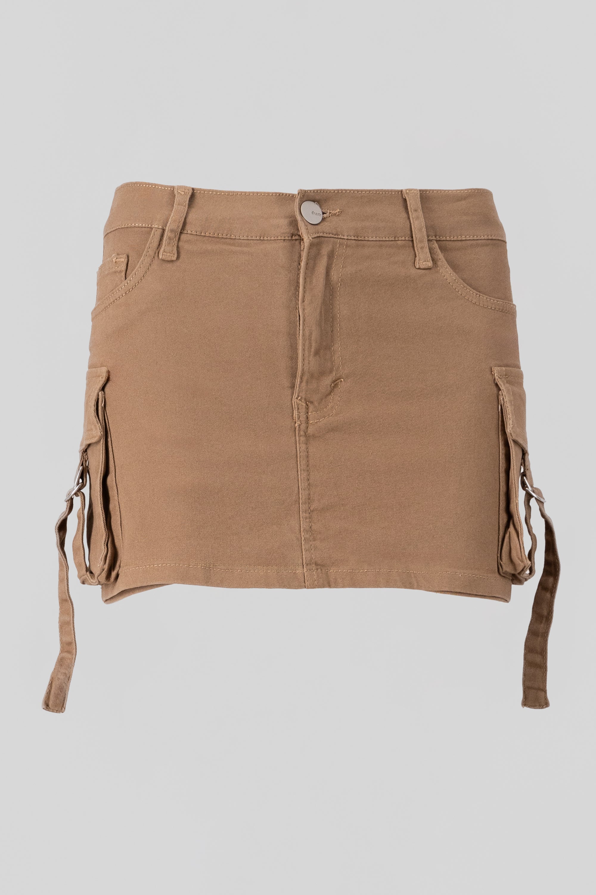 Falda short cargo KHAKI