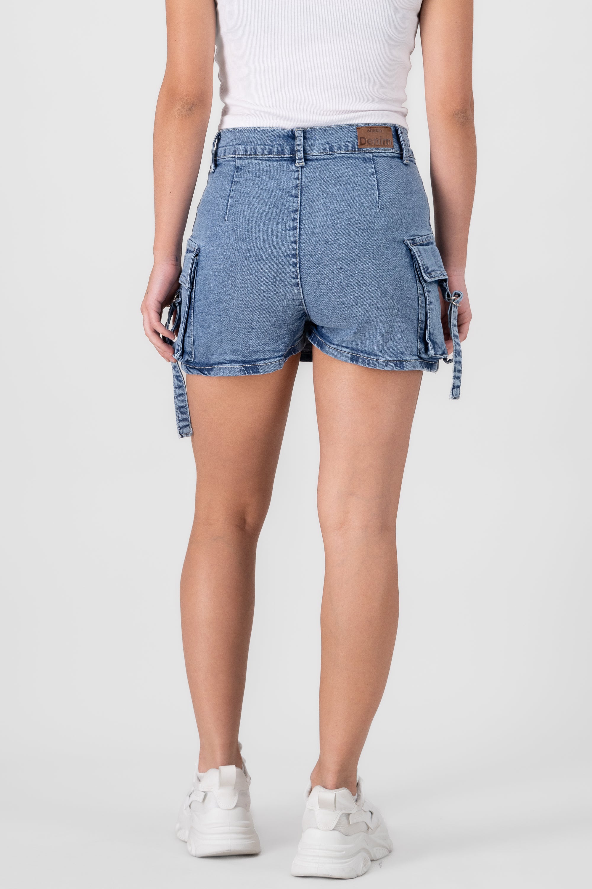 Falda short cargo ACID MEDIO