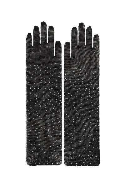 Guantes Red Brillos NEGRO