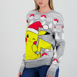 Suéter unisex Pikachu navidad