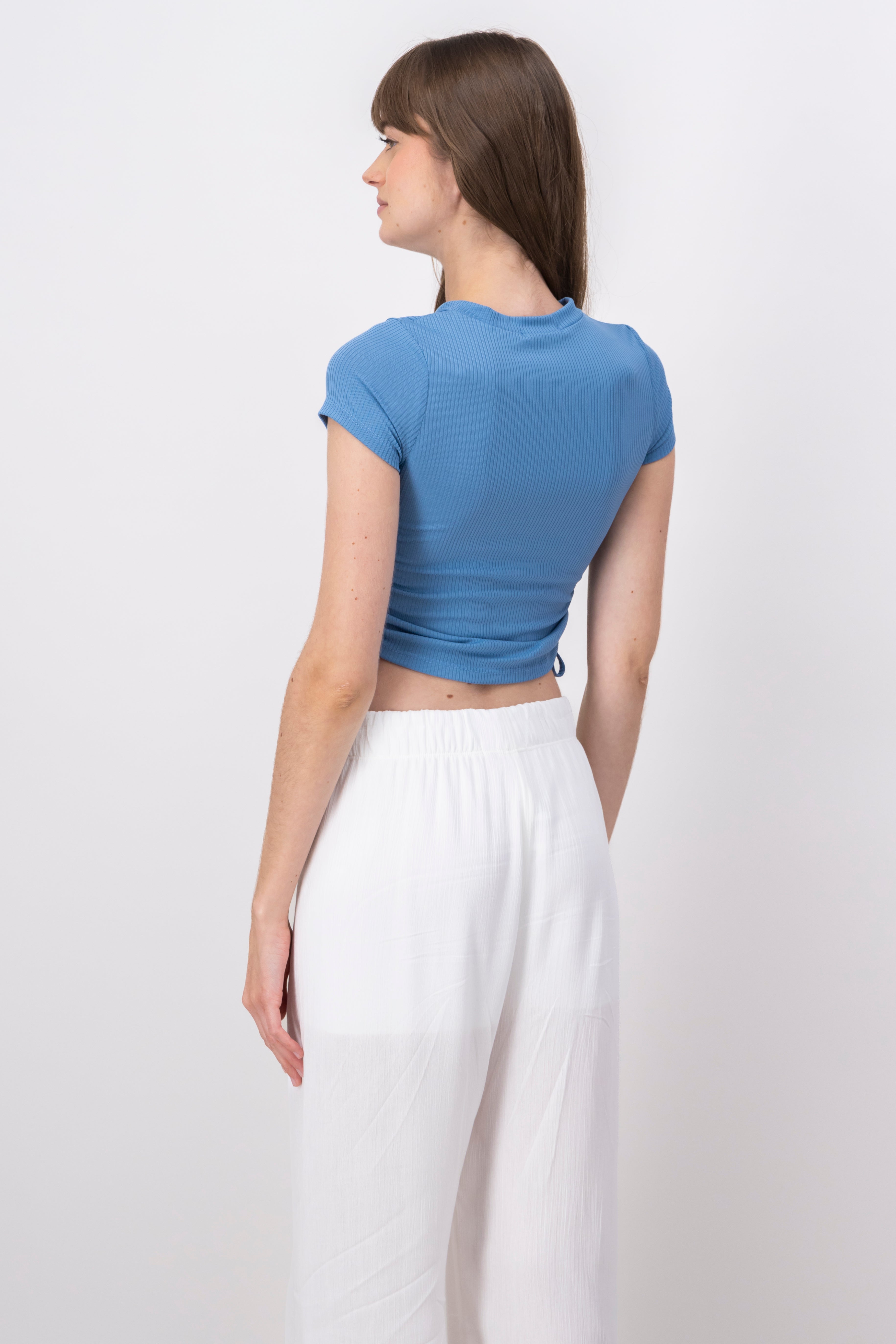 Top crop cintas laterales INDIGO