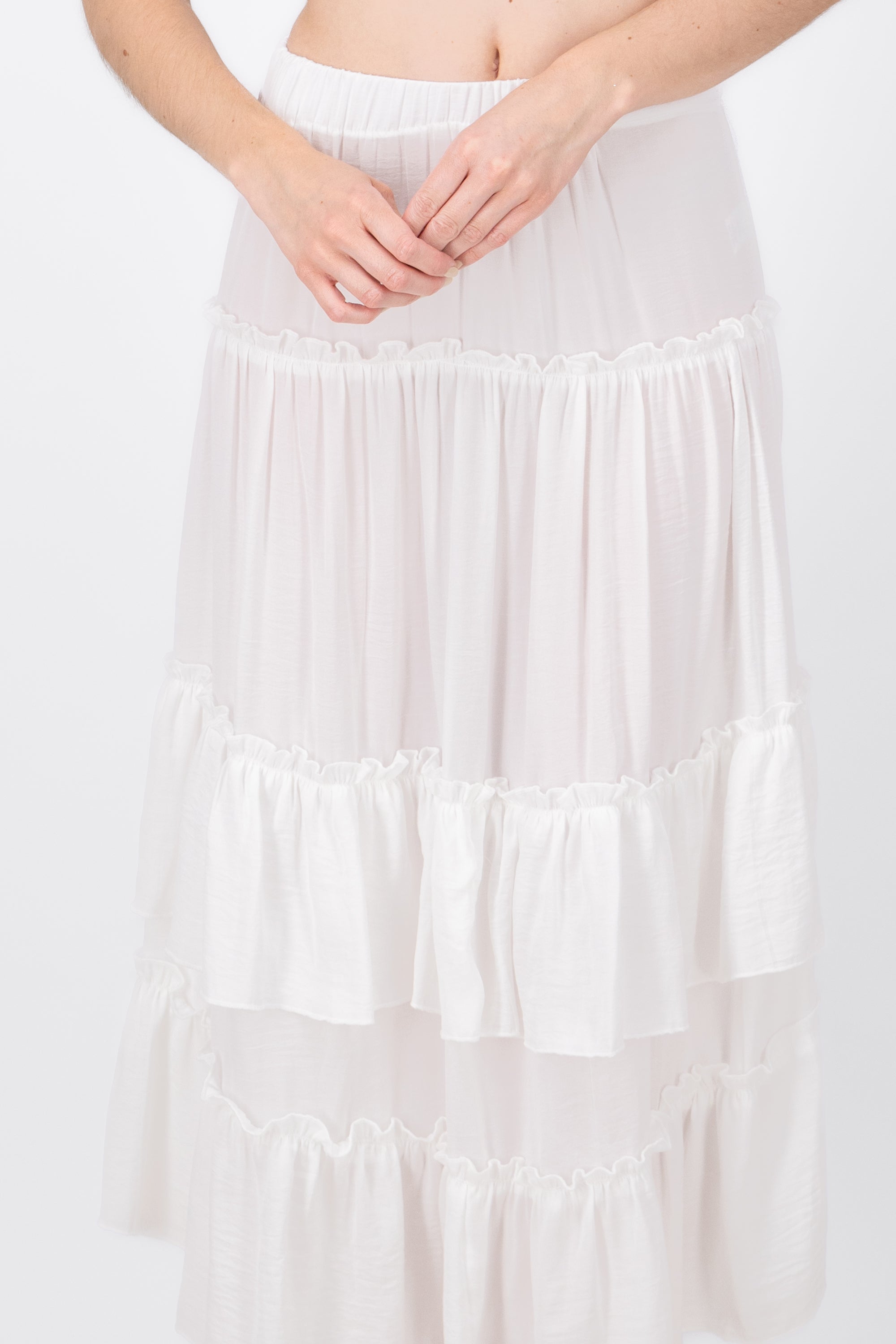 Falda Maxi Olanes Lisa BLANCO