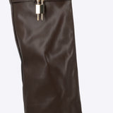 Bota Efecto Piel Funda Candado