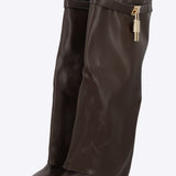 Bota Efecto Piel Funda Candado