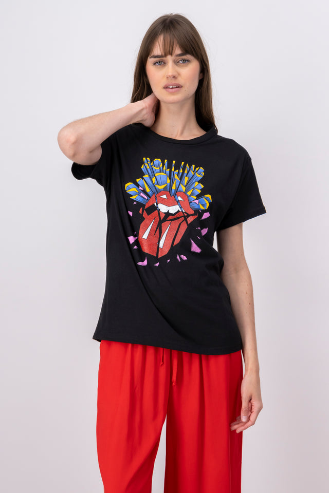 Playera Rolling Stones glitter