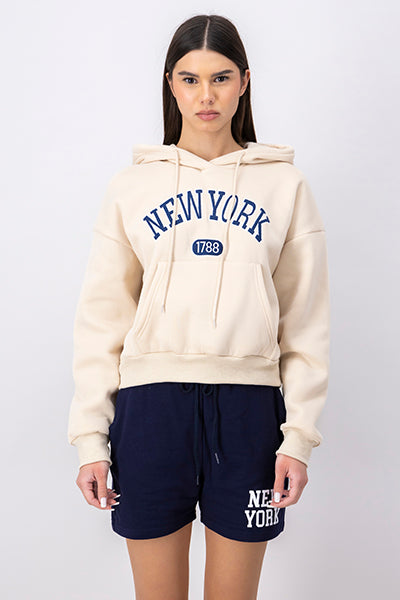 Sudadera New York BEIGE