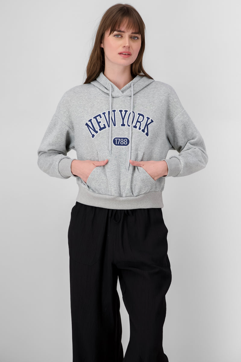 Sudadera New York GRIS