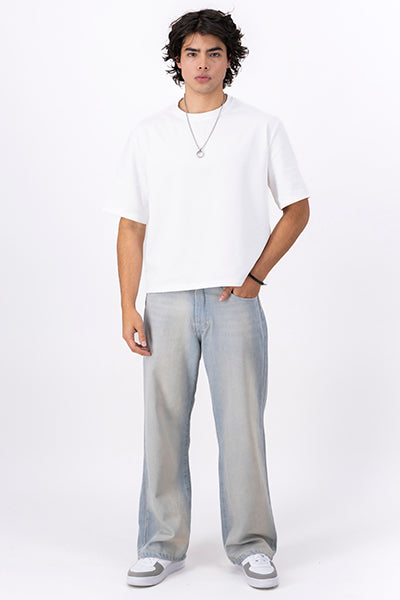 Jeans Baggy Bleached
