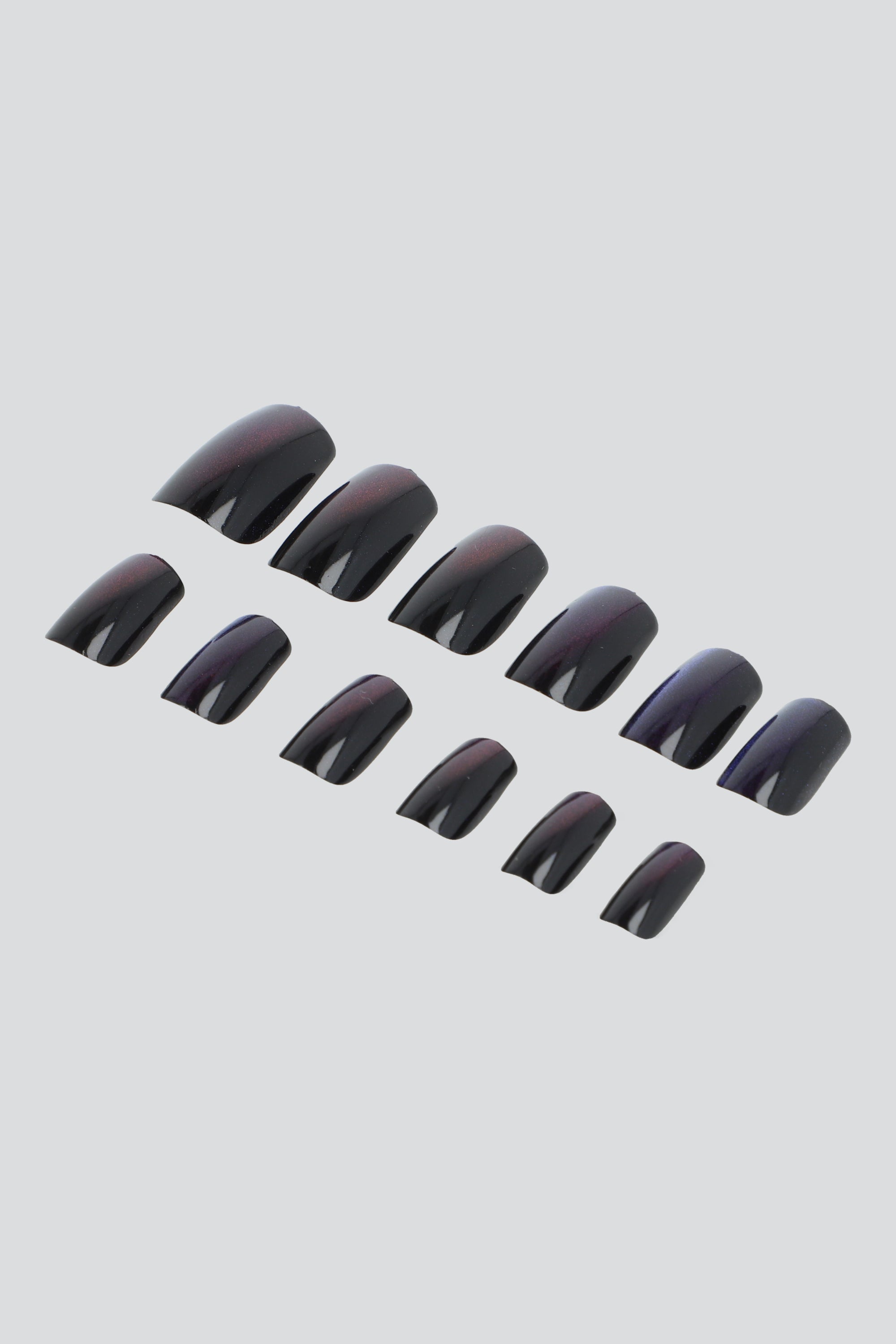 Set 12 Uñas Ojo De Gato MARINO