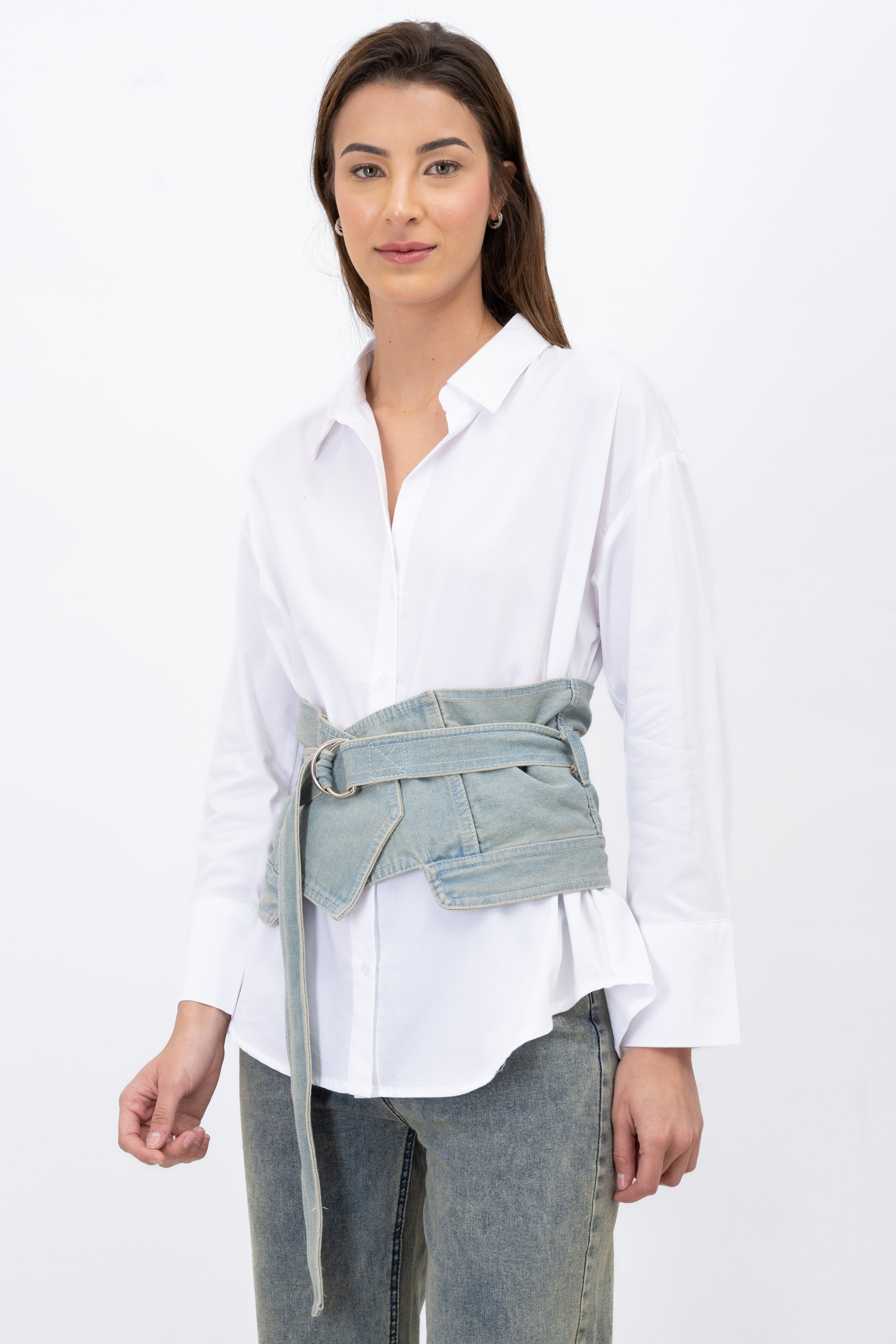 Cinturón Ancho Denim