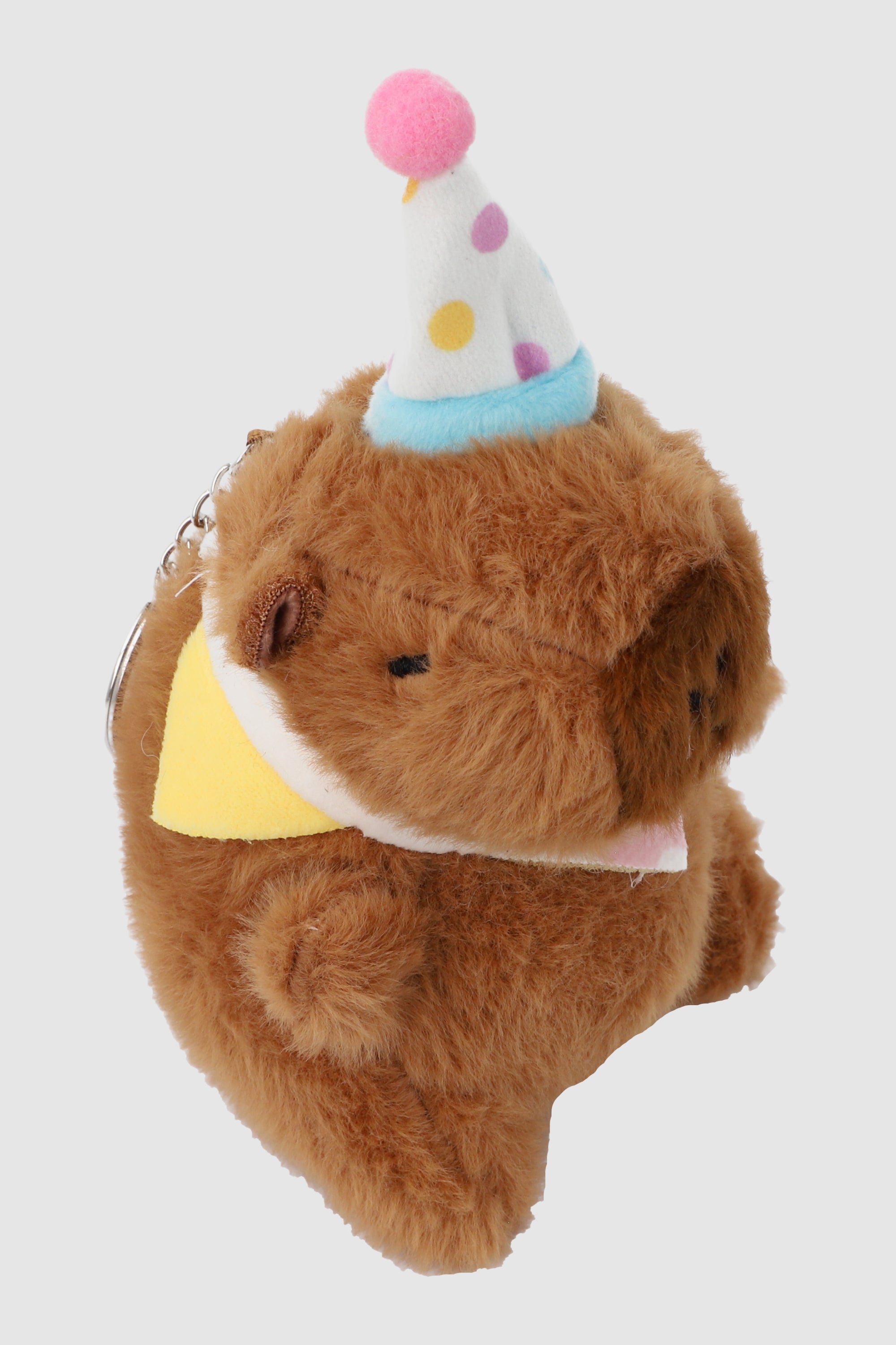 Llavero De Peluche De Capibara AMARILLO PASTEL