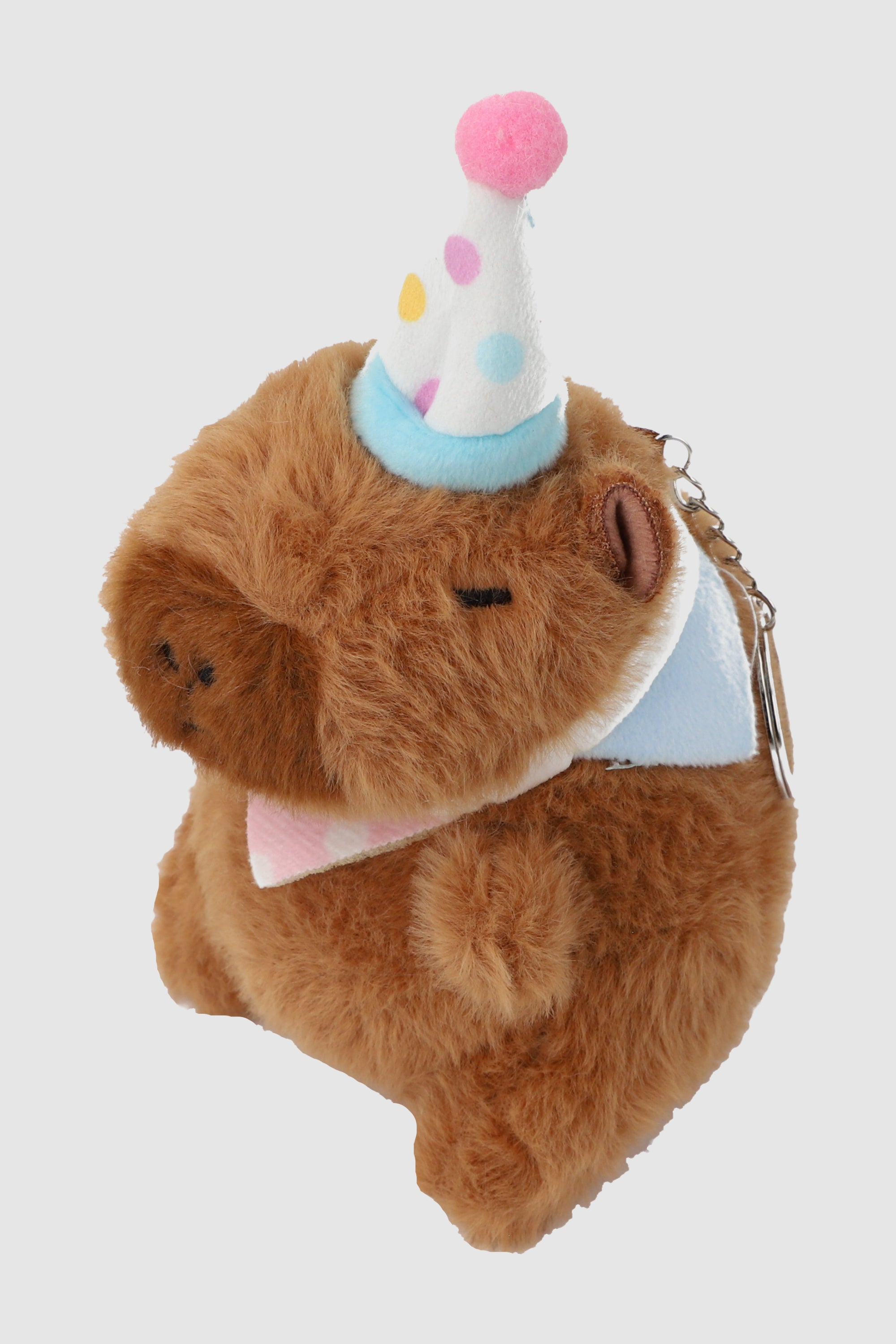 Llavero De Peluche De Capibara AMARILLO PASTEL