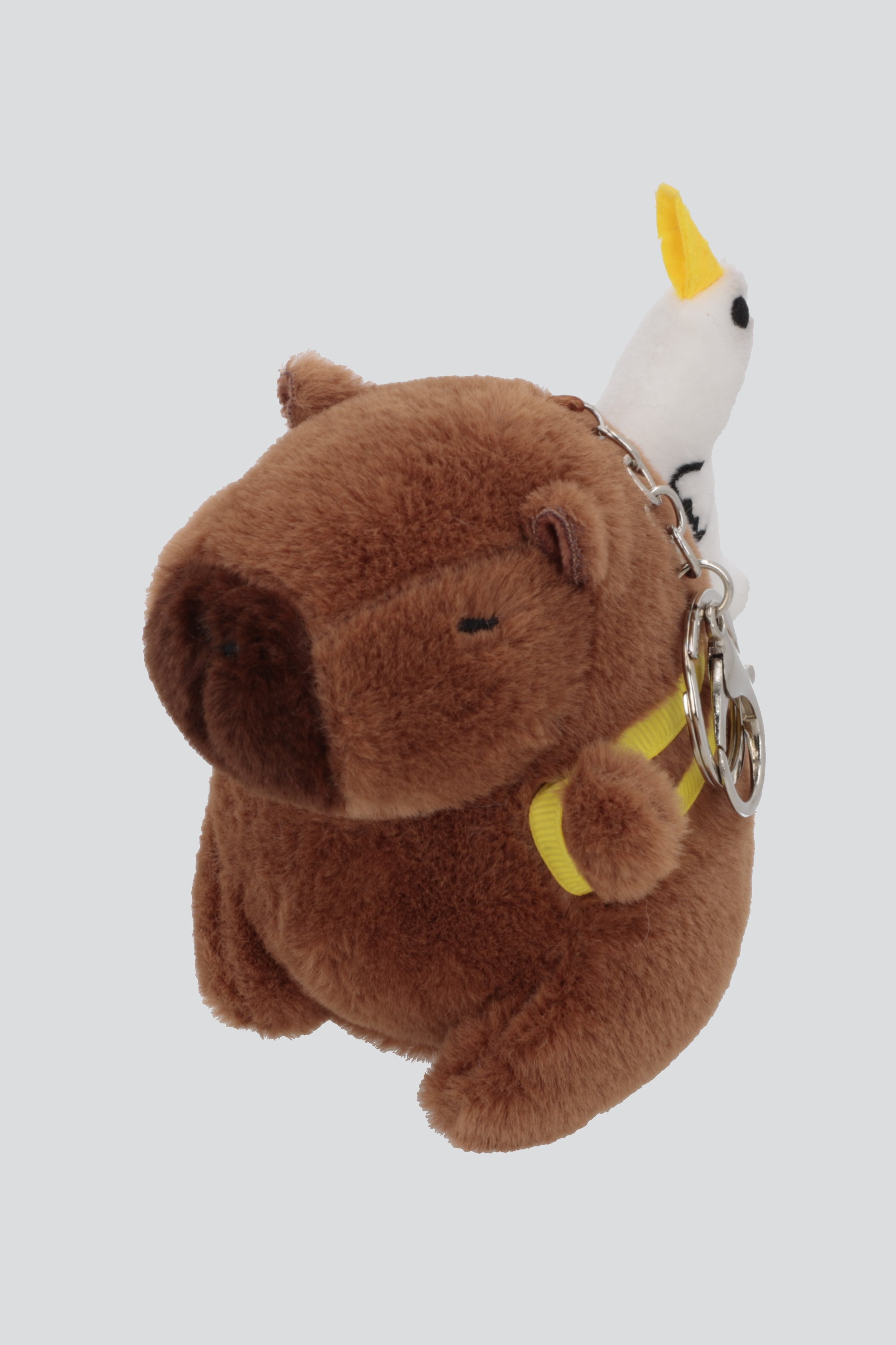 Llavero De Peluche De Capibara BLANCO