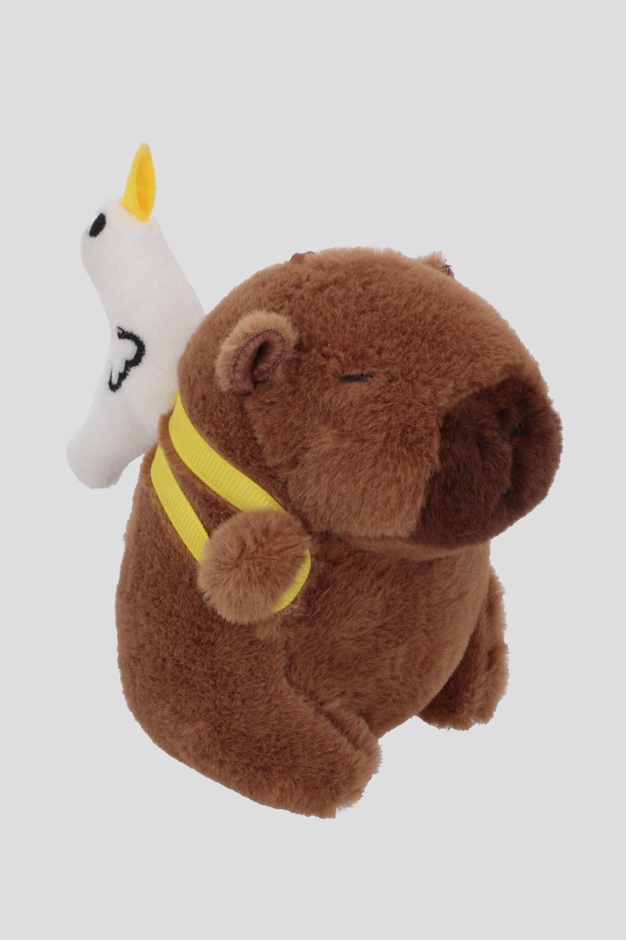 Llavero De Peluche De Capibara BLANCO