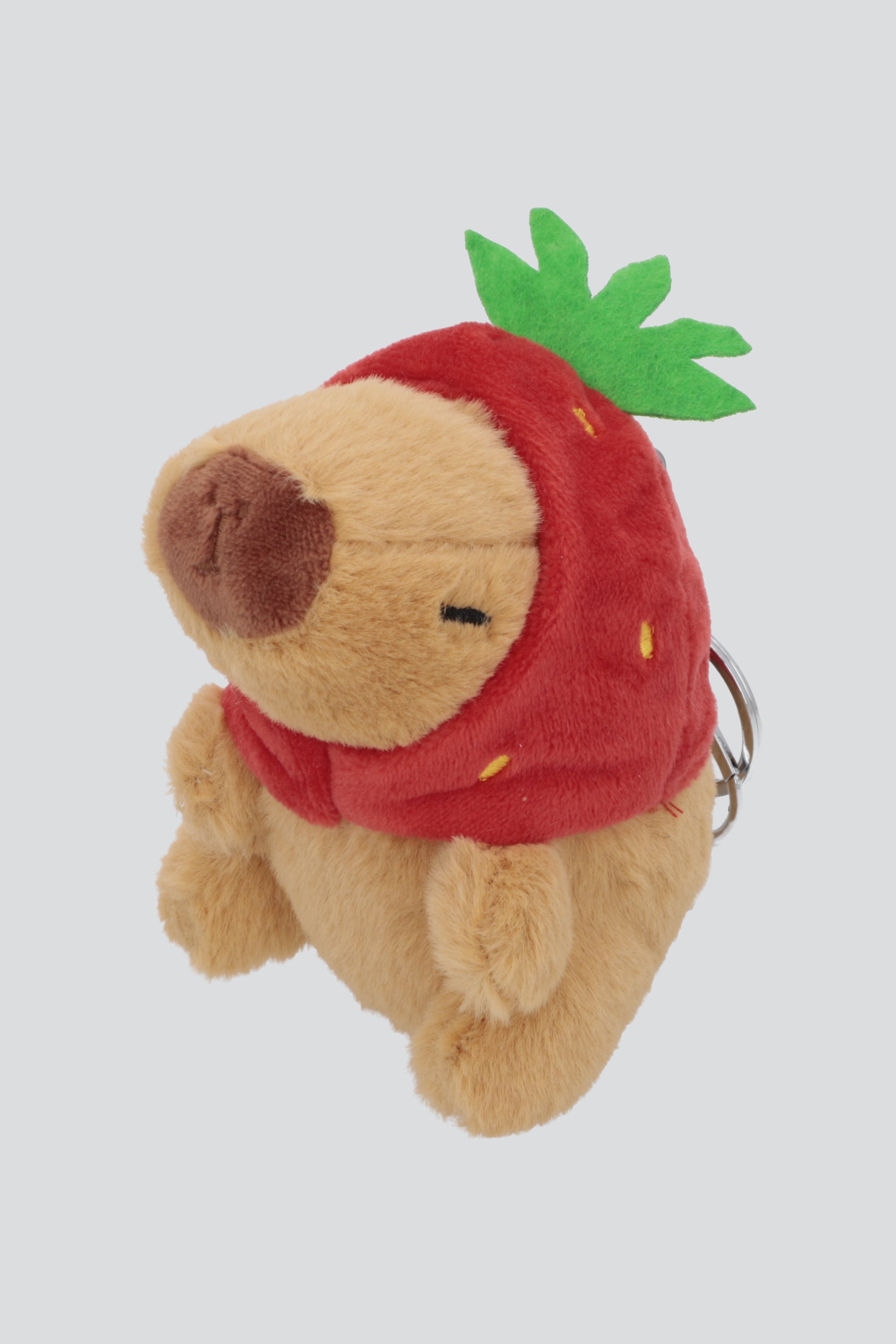 Llavero De Peluche De Capibara ROJO