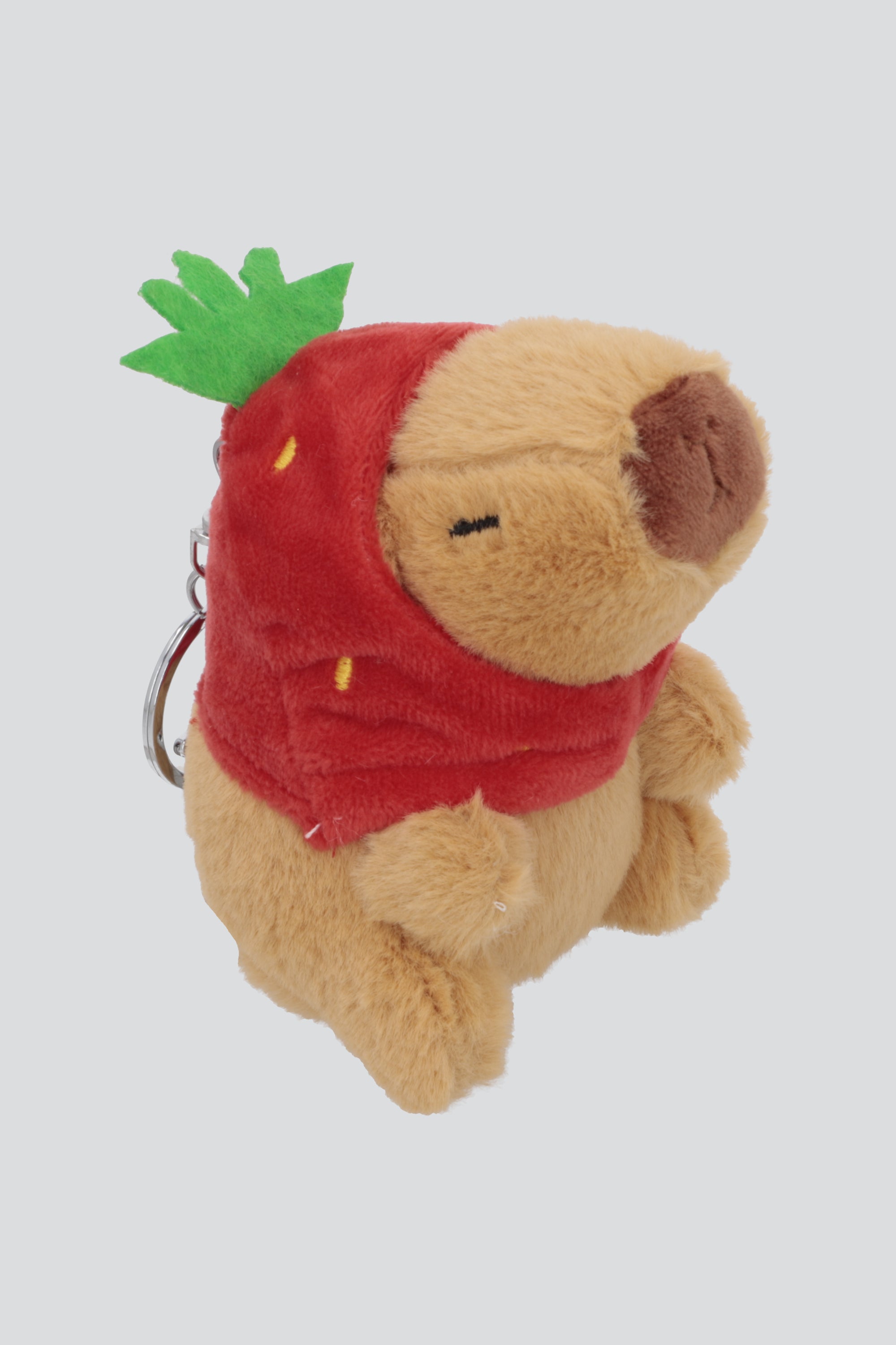 Llavero De Peluche De Capibara ROJO