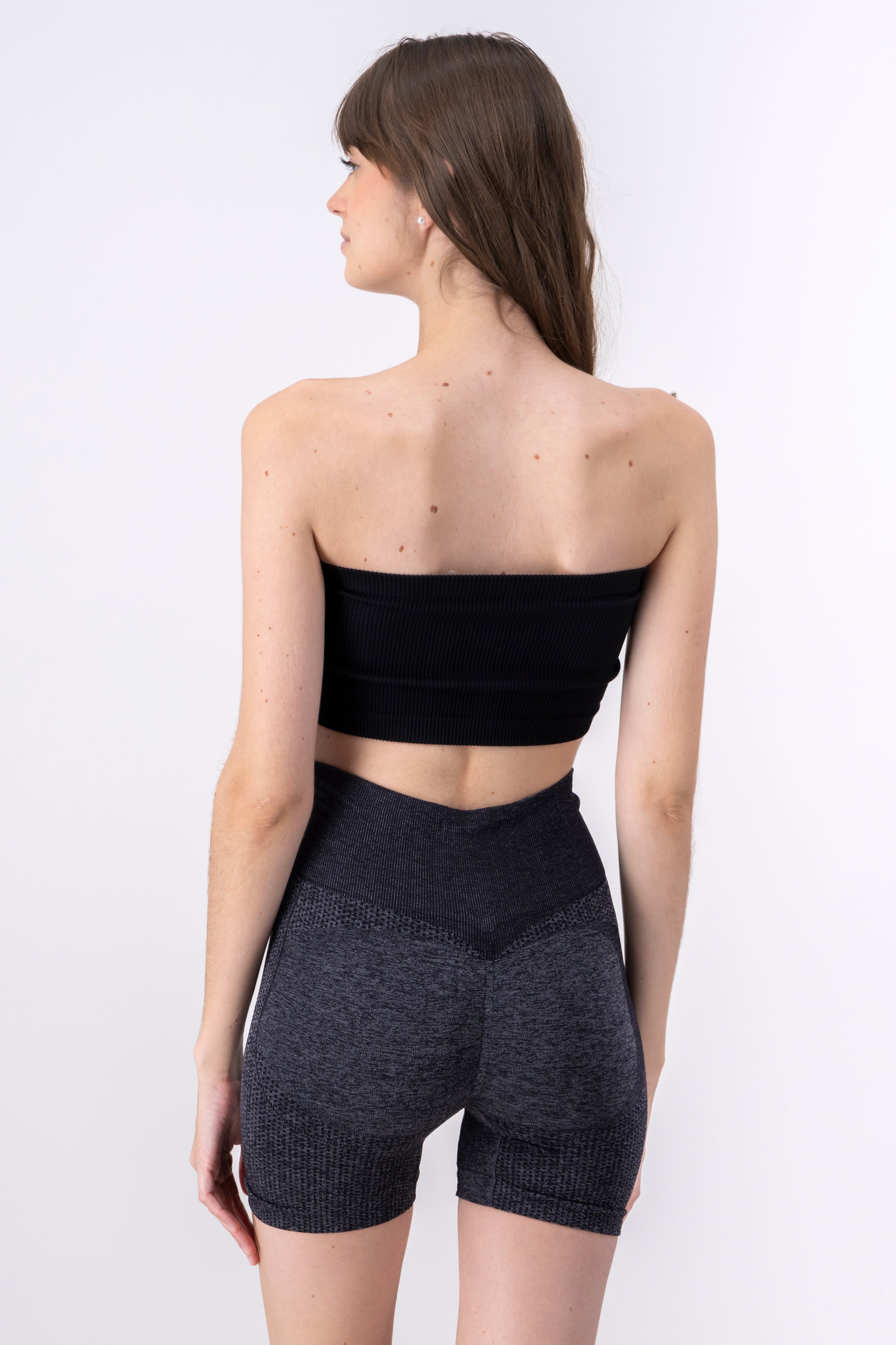 Top liso seamless NEGRO