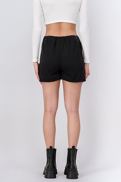 Falda Short Aberturas NEGRO