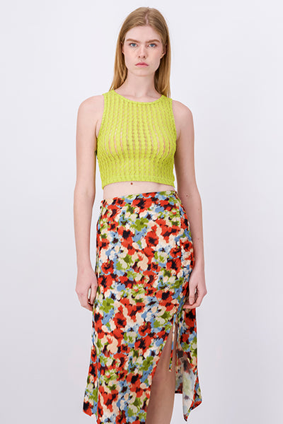 Top tejido cuello redondo