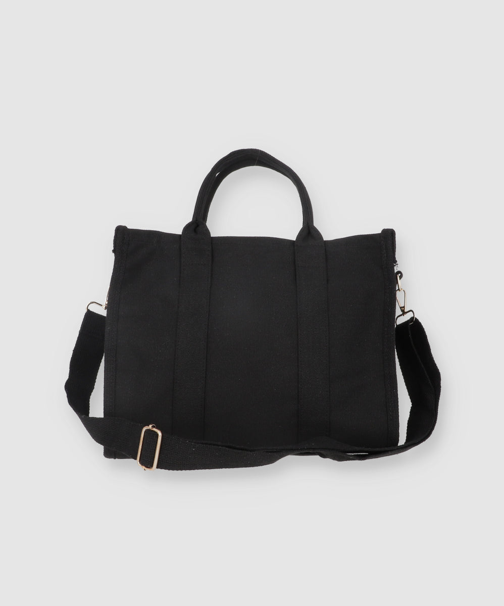 Bolsa Tote Canvas NEGRO