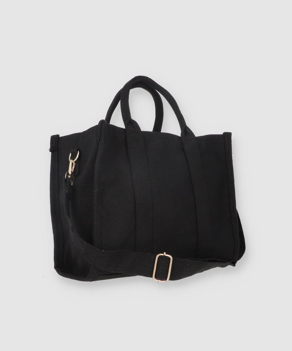 Bolsa Tote Canvas NEGRO