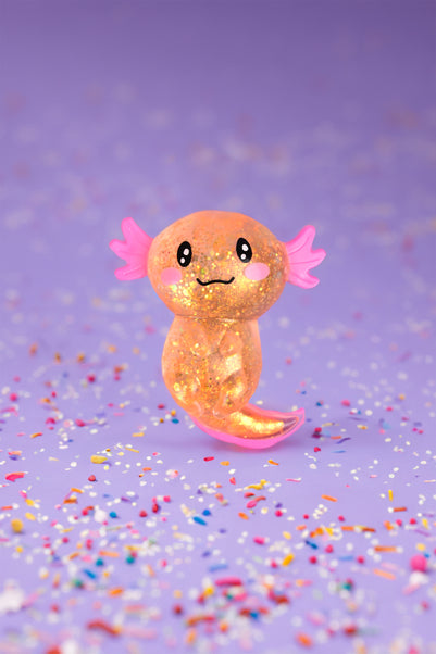 Squishy Ajolote Glitter